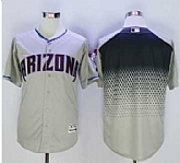 Arizona Diamondbacks Blank Gray-Capri New Cool Base Stitched Baseball Jersey,baseball caps,new era cap wholesale,wholesale hats